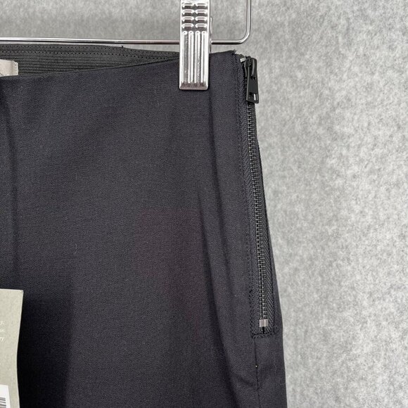 Everlane Womens Kick Crop Work Pant Size 00 Black Classic Stretch Staple NEW - Picture 2 of 12